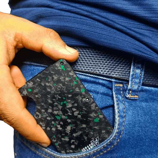 Billetera Carbono Perlada y Proteccion RFID
