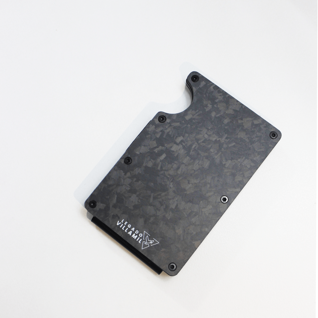 Billetera Carbono Perlada y Protección RFID