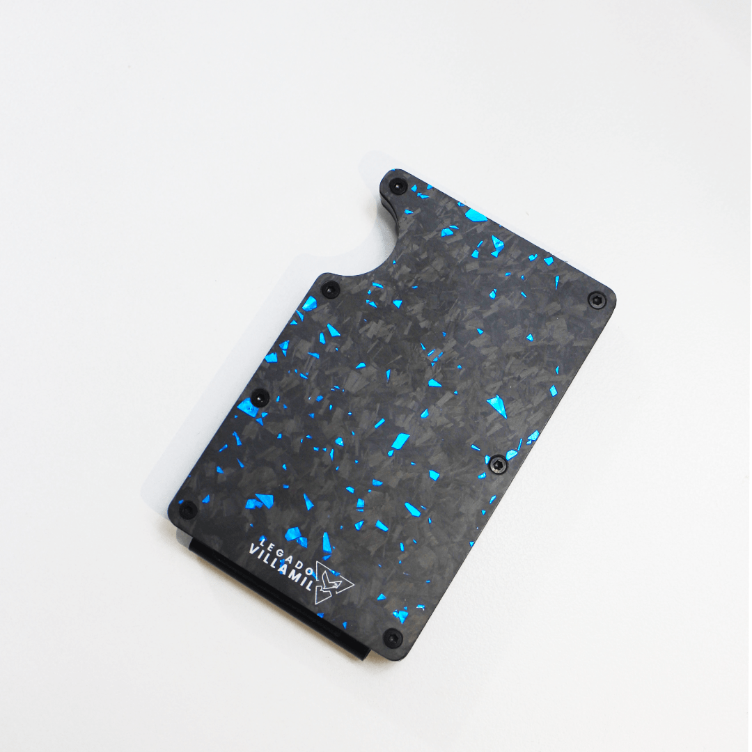 Billetera Carbono Perlada y Protección RFID