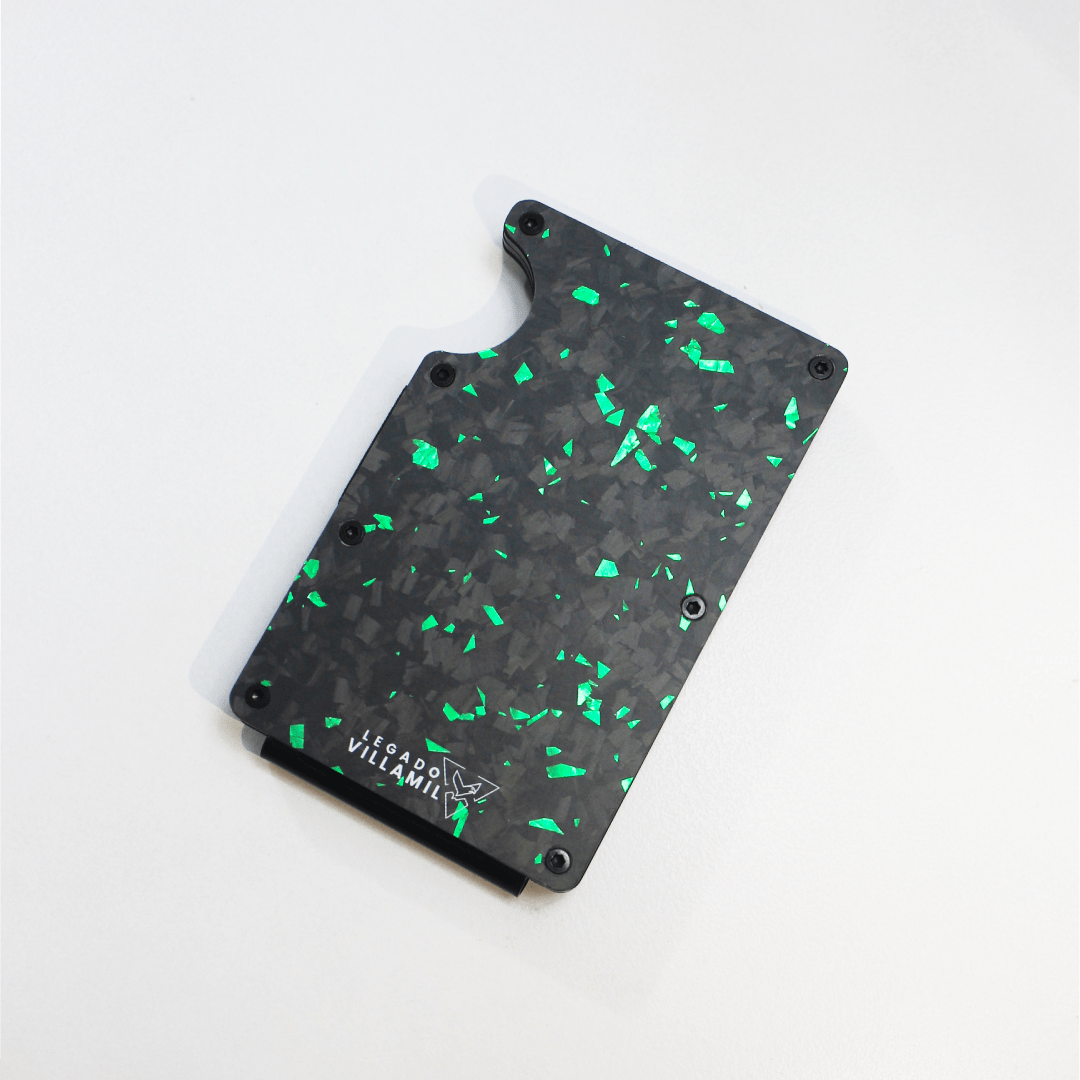 Billetera Carbono Perlada y Protección RFID