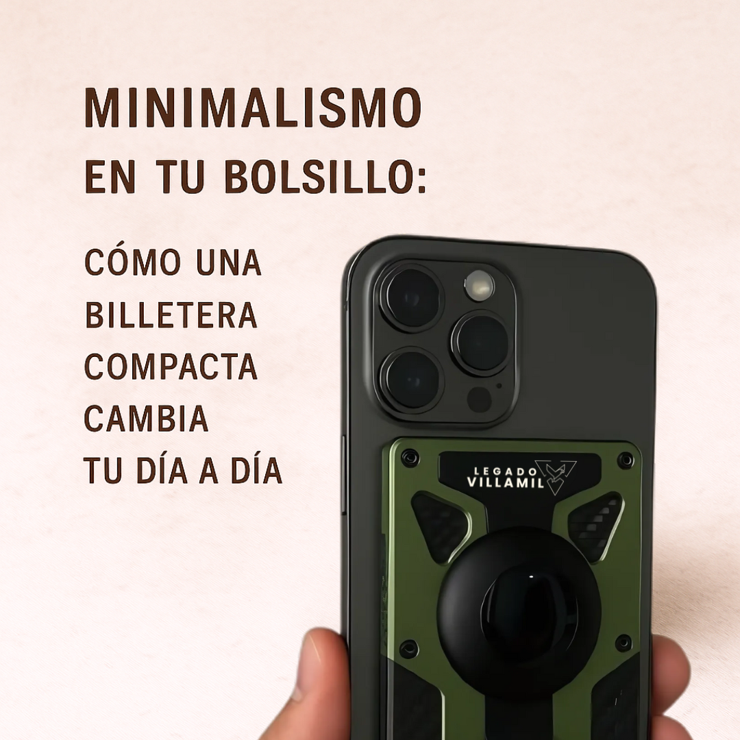 Minimalismo en tu bolsillo: cómo una billetera compacta cambia tu día a día