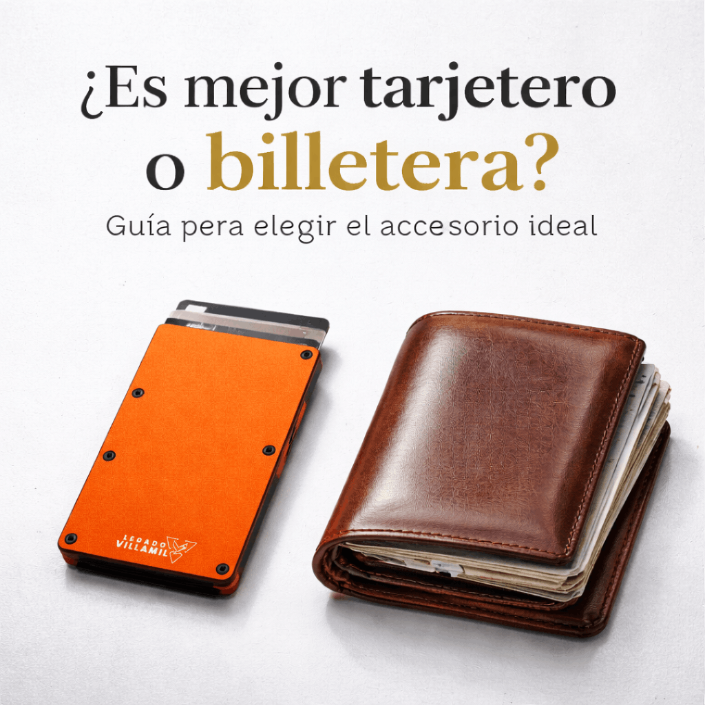 ¿Es mejor tarjetero o billetera? Guía para elegir el accesorio ideal