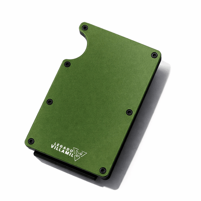 Billetera-tarjetero-anti-clonacion-verde