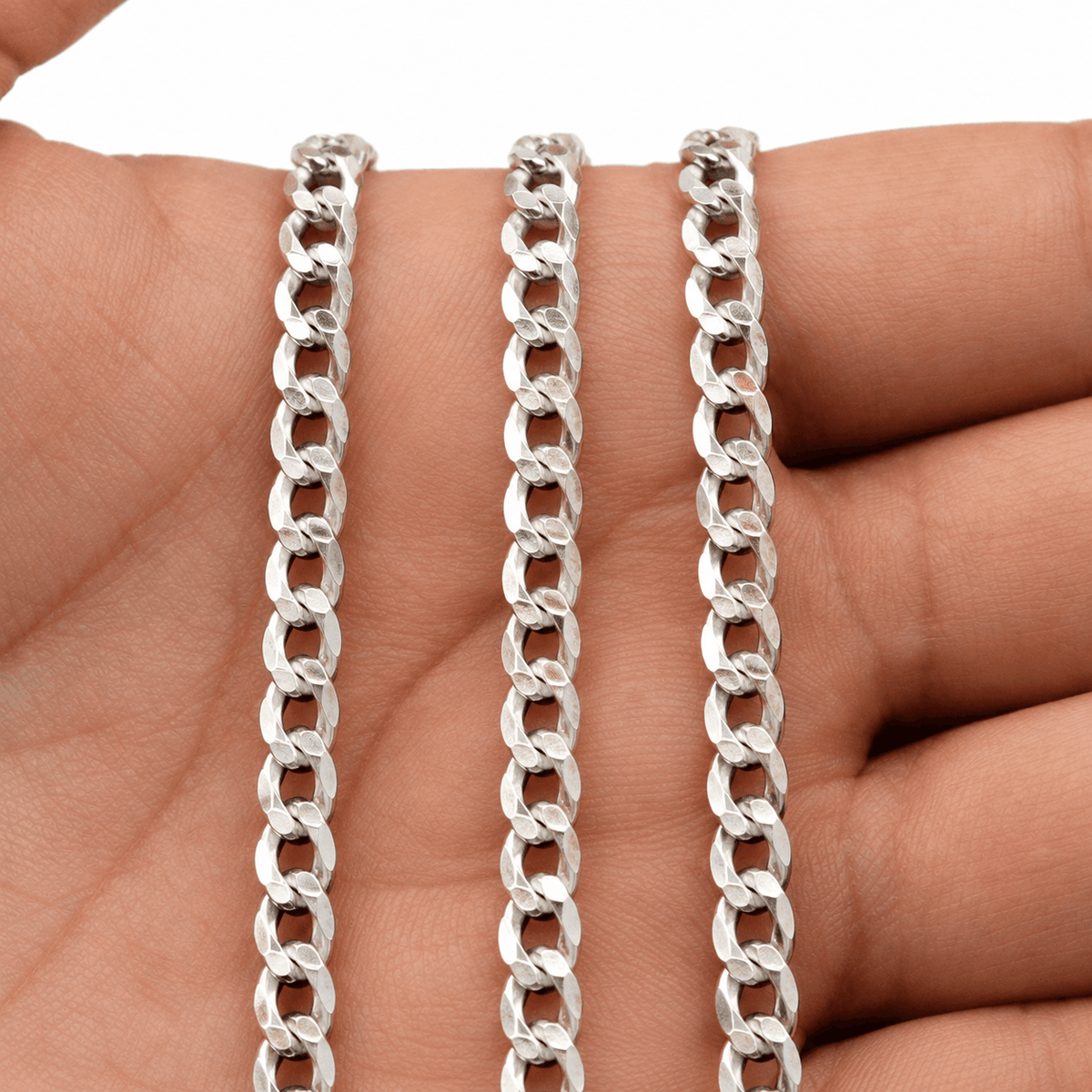 Cadena Cubana | Plata Italiana | 7,2 gr.