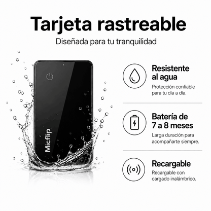 Billetera Imantada y/o Rastreable - Anti Clonación